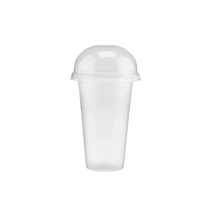 Clear PP Juice Cups + Dome Lids