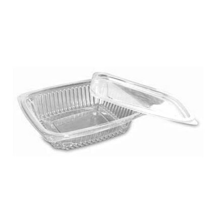 Clear Rect. Containers + Clear Lids