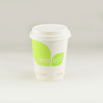 Eco Double wall hot cups & CPLA lids