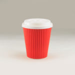 Ripple wrap hot cups - Red