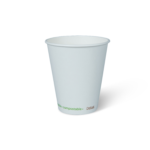 Eco single wall hot cups & CPLA lids