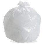 White dust bin bags