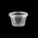Clear souffle cups & lids