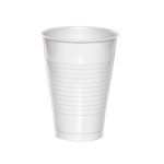 White plastic cups